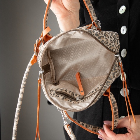 Mała skórzana torebka Stella