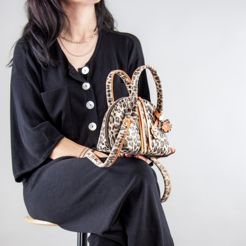 Mała skórzana torebka Stella