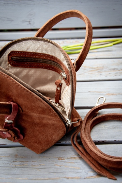 Mała skórzana torebka Stella