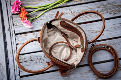 Mała skórzana torebka Stella