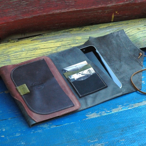 Notes etui skórzane ręcznie wykonany