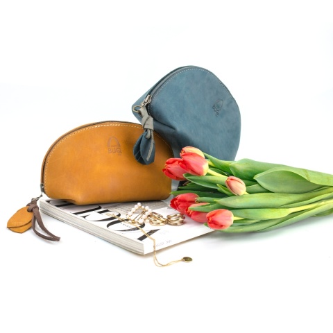 Skórzana kosmetyczka w różnych rozmiarach