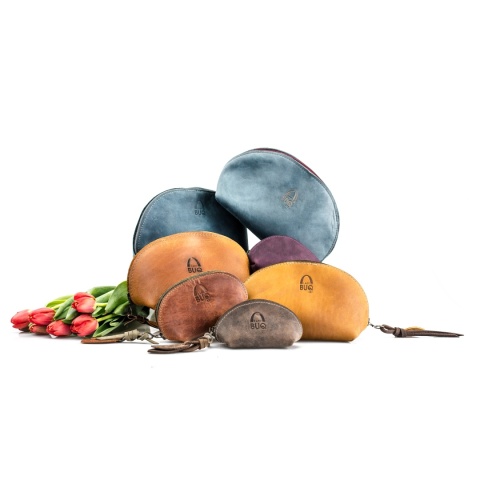 Skórzana kosmetyczka w różnych rozmiarach