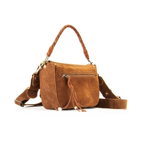 Torebka skórzana Lara w kolorze brązowym