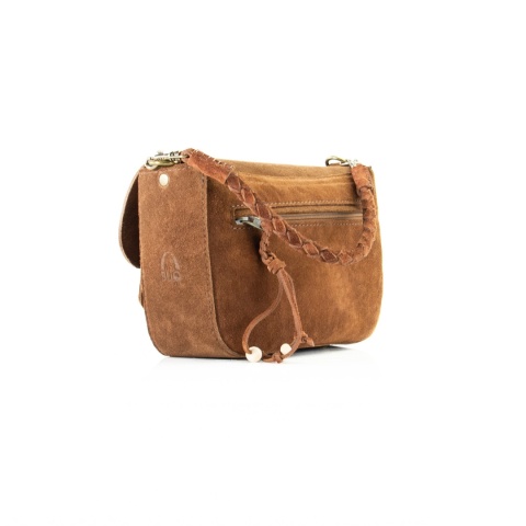 Torebka skórzana Lara w kolorze brązowym