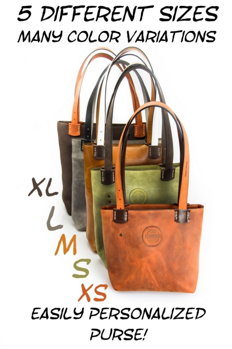 Torebka skórzana Zuza w kolorze ciemny brąz