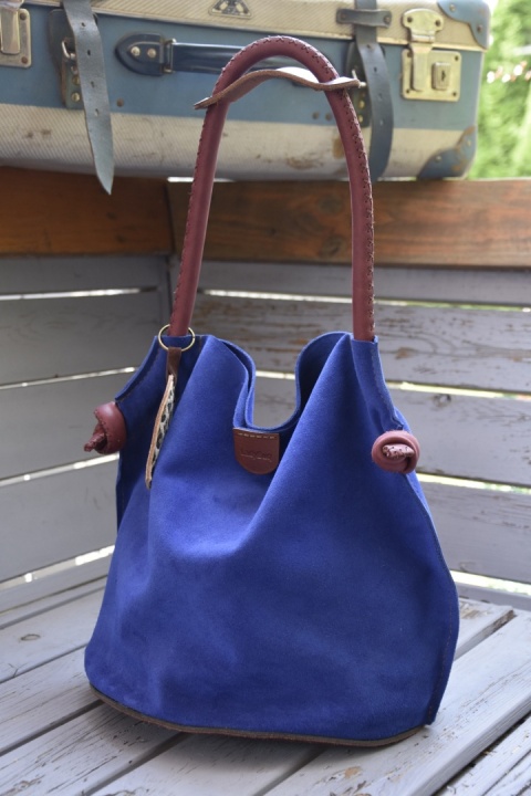 Zamszowy worek od Ladybuq art