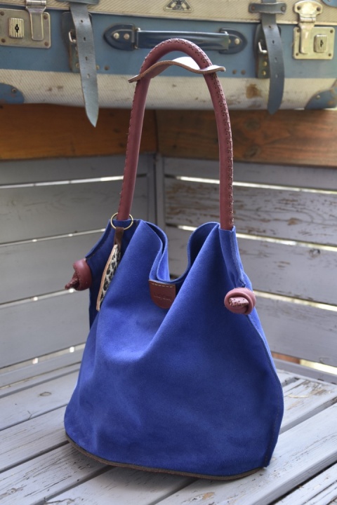 Zamszowy worek od Ladybuq art