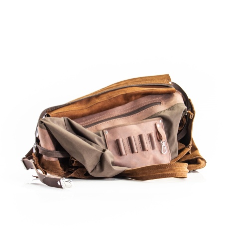 Zamszowa torba shopper od Ladybuq