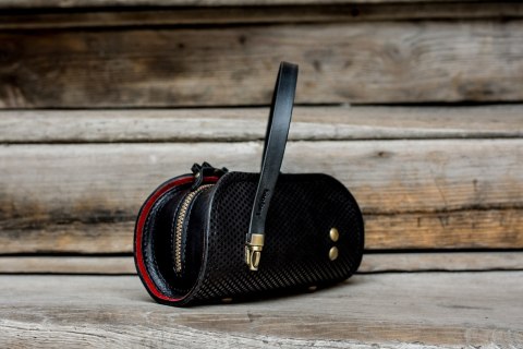 Skórzana damska torebka Pepa w kolorze Czarnym z limitowanej kolekcji od Ladybuq Art