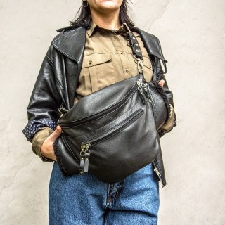 Unikalna skórzana nerka z ocieplaczem od LadyBuQ Art