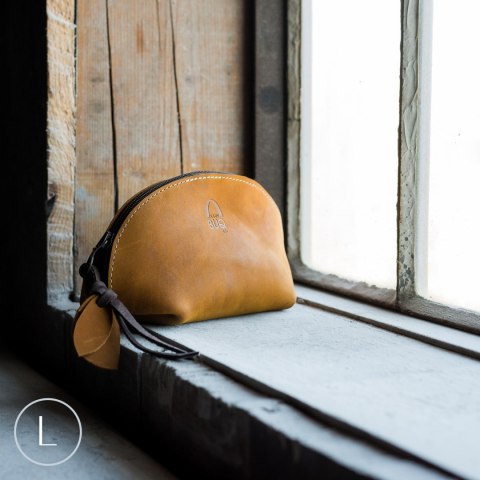 Skórzana kosmetyczka w różnych rozmiarach