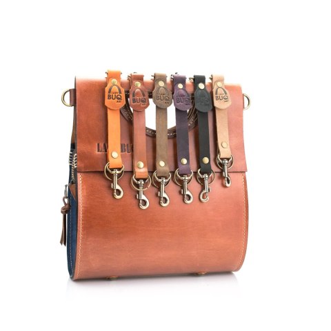 Skórzany brelok / smycz na klucze od Ladybuq Art