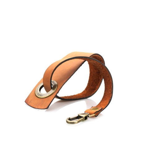 Skórzany brelok / smycz na klucze od Ladybuq Art