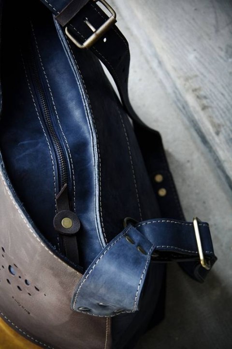 Torebka skórzana Alicja z z jednym paskiem