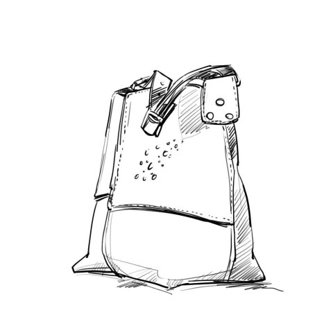 Torebka skórzana Alicja z z jednym paskiem