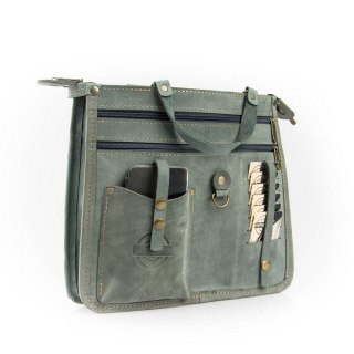Leather handmade large organizer in color of your bag