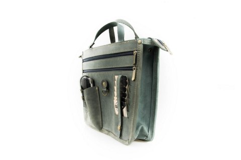Leather handmade large organizer in color of your bag