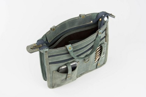 Leather handmade large organizer in color of your bag