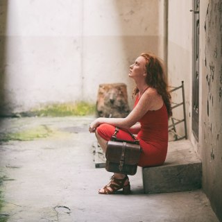 Skórzana damska torebka z funkcją plecaka Molly w kolorze brązowym