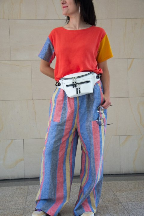 Nerka ręcznie wykonana z naturalnej skóry w kolorze białym od LadyBuq Art