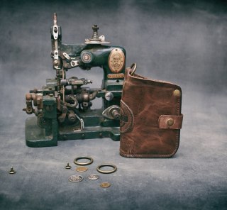 Portfel skórzany Barcelona w kolorze brązowym