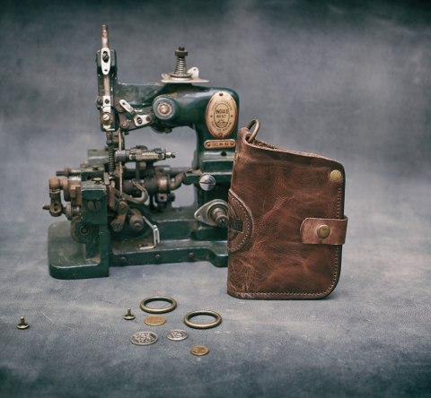 Portfel skórzany Barcelona brąz / 23