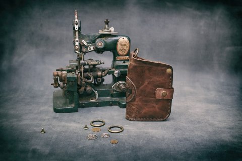 Portfel skórzany Barcelona brąz / 23