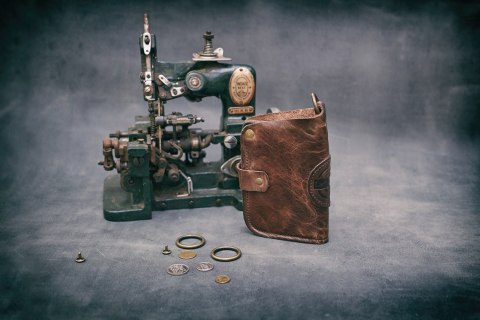 Portfel skórzany Barcelona brąz / 23