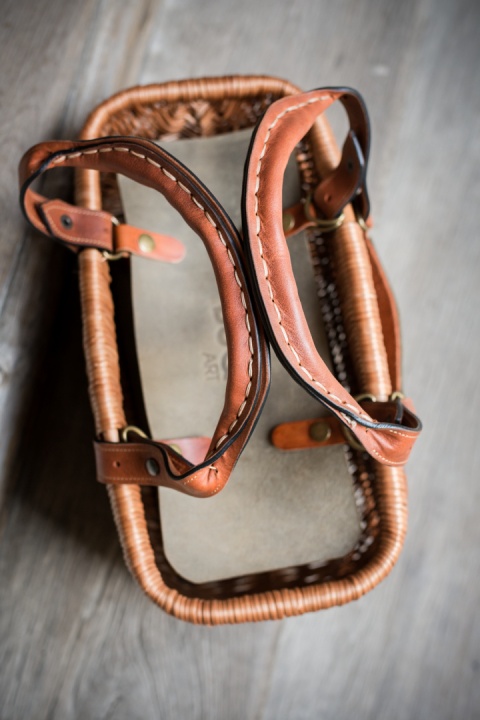 Personalizacja dodatkowa skórzana klapa do twojego kosza