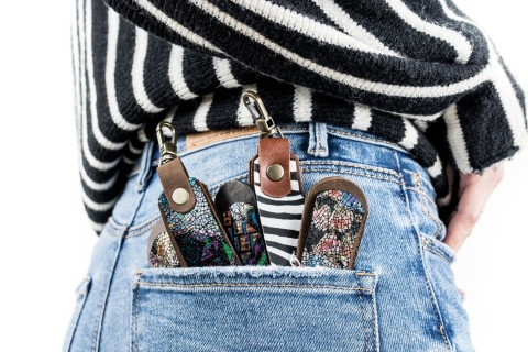 Kolorowy breloczek Zero Waste