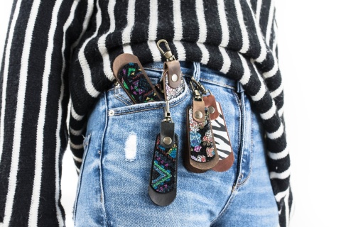 Kolorowy breloczek Zero Waste