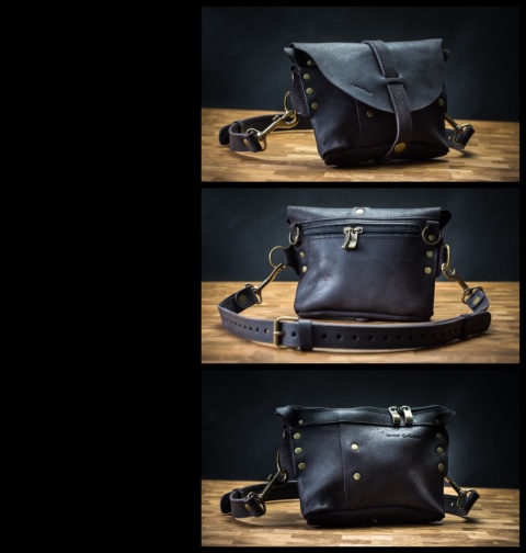 Nerka / listonoszka / torebka na ramię skórzana w wielu kolorach