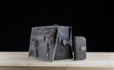 Skórzany organizer do torebki