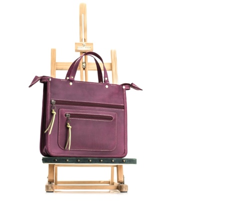 Leather large bag organizer