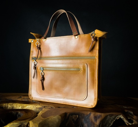 Leather large bag organizer