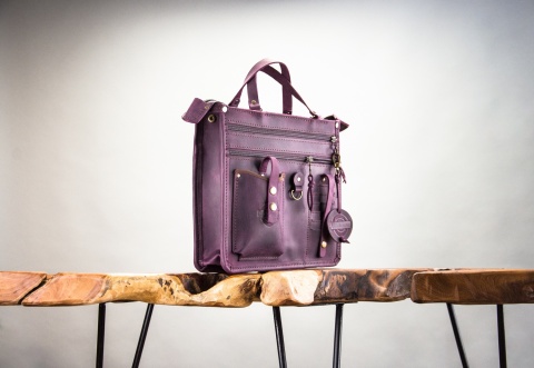 Leather large bag organizer